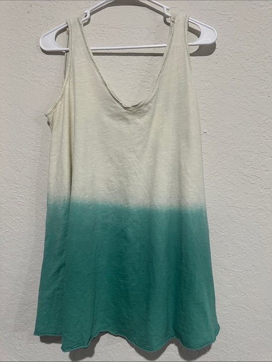 143 story Tops - 1.4.3. Story by Line Up Cream to Teal Ombre Tank